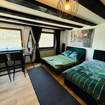 Apartment Loft Fluss Blick *