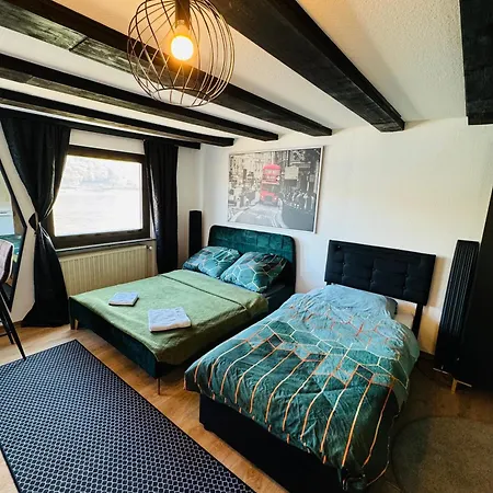Loft Fluss Blick Lägenhet